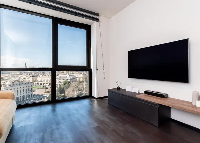Free Parking In Luxury With View - Steps To Brignole Train Station Apartament Genua